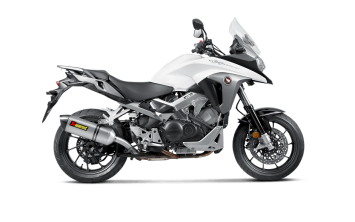 Akrapovic Slip-on Line Titanium Einddemper met E-keur Honda VFR 800 X Crossrunner 2015 > 2016